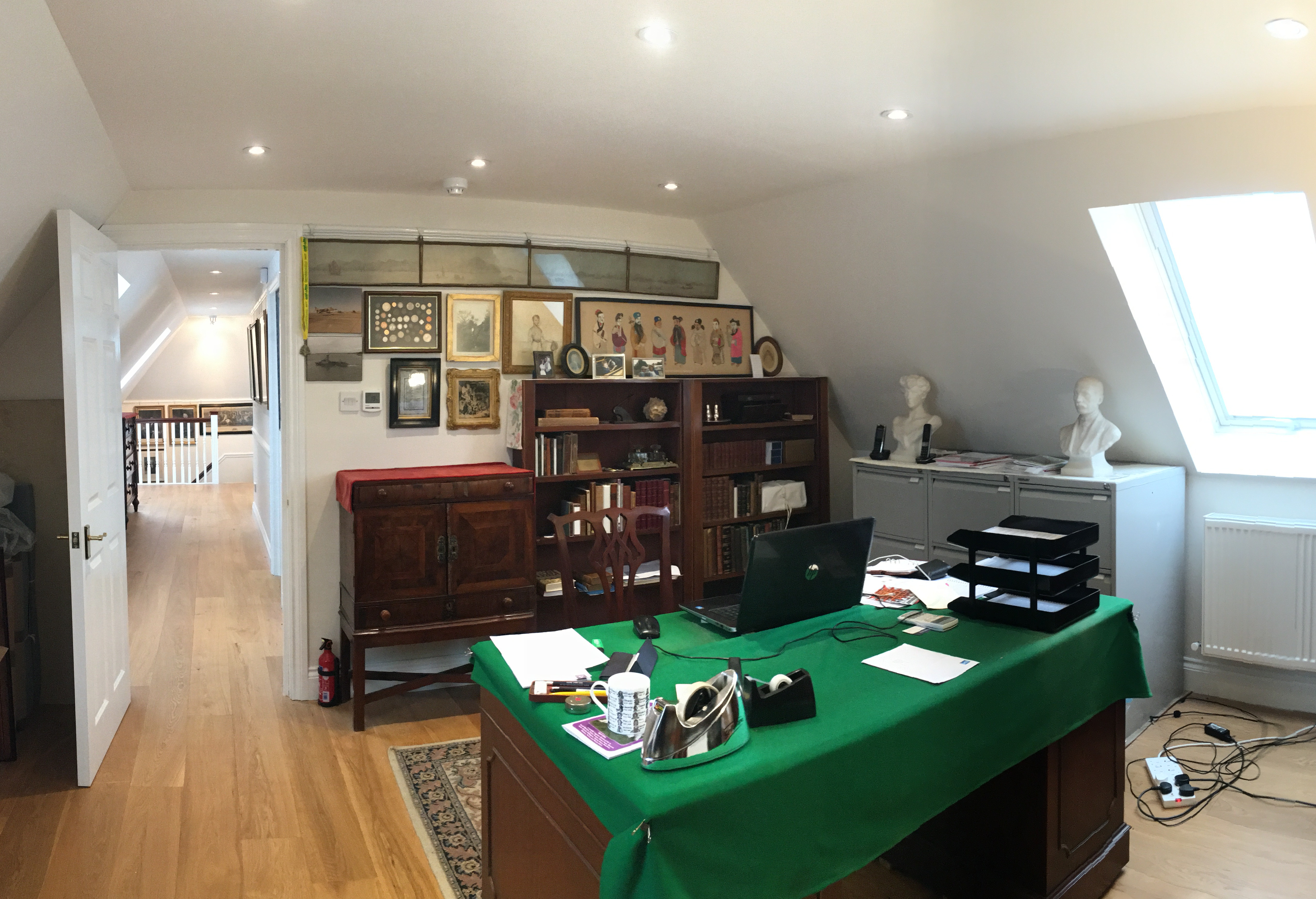 Office in the loft conversion