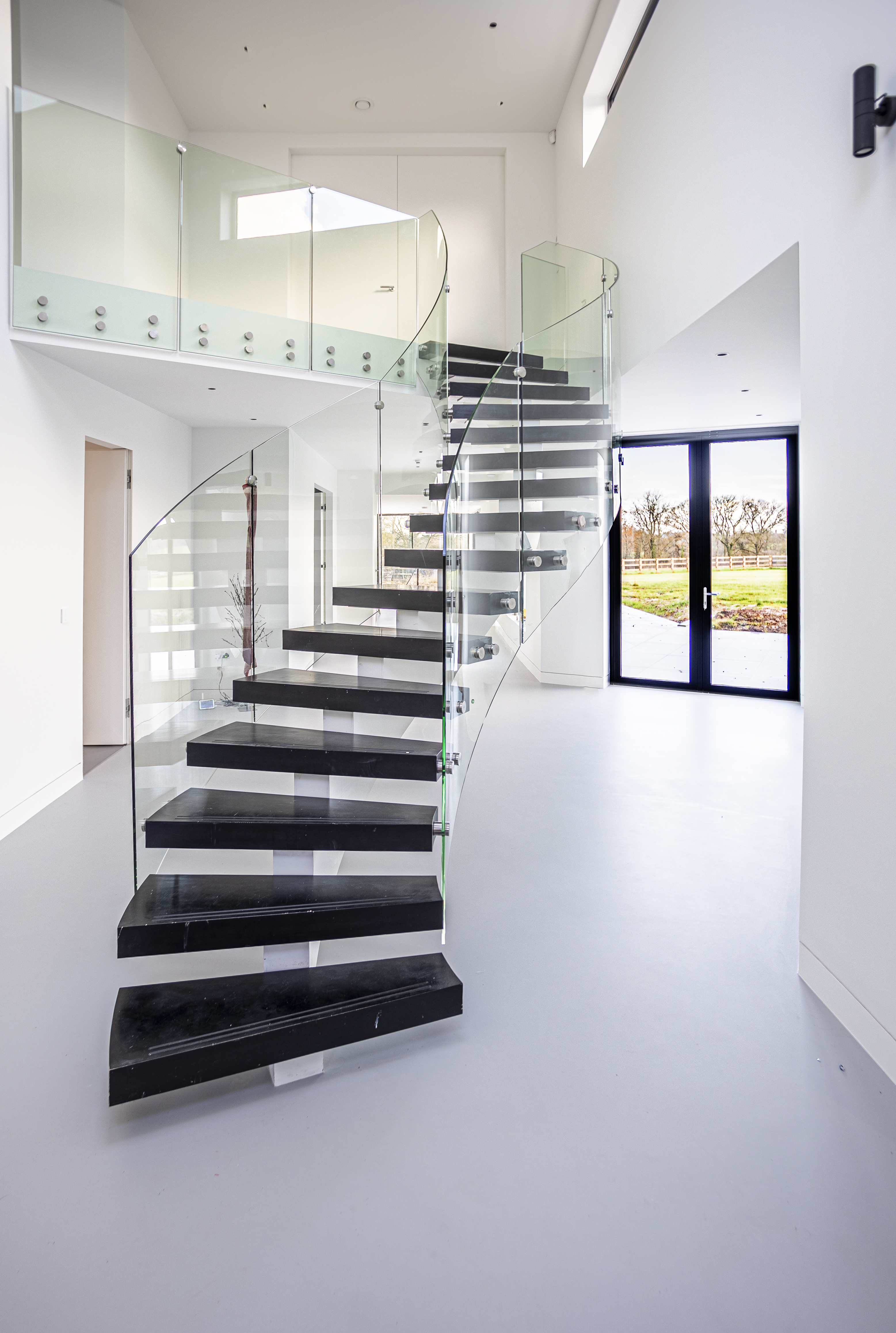 Different material staircase