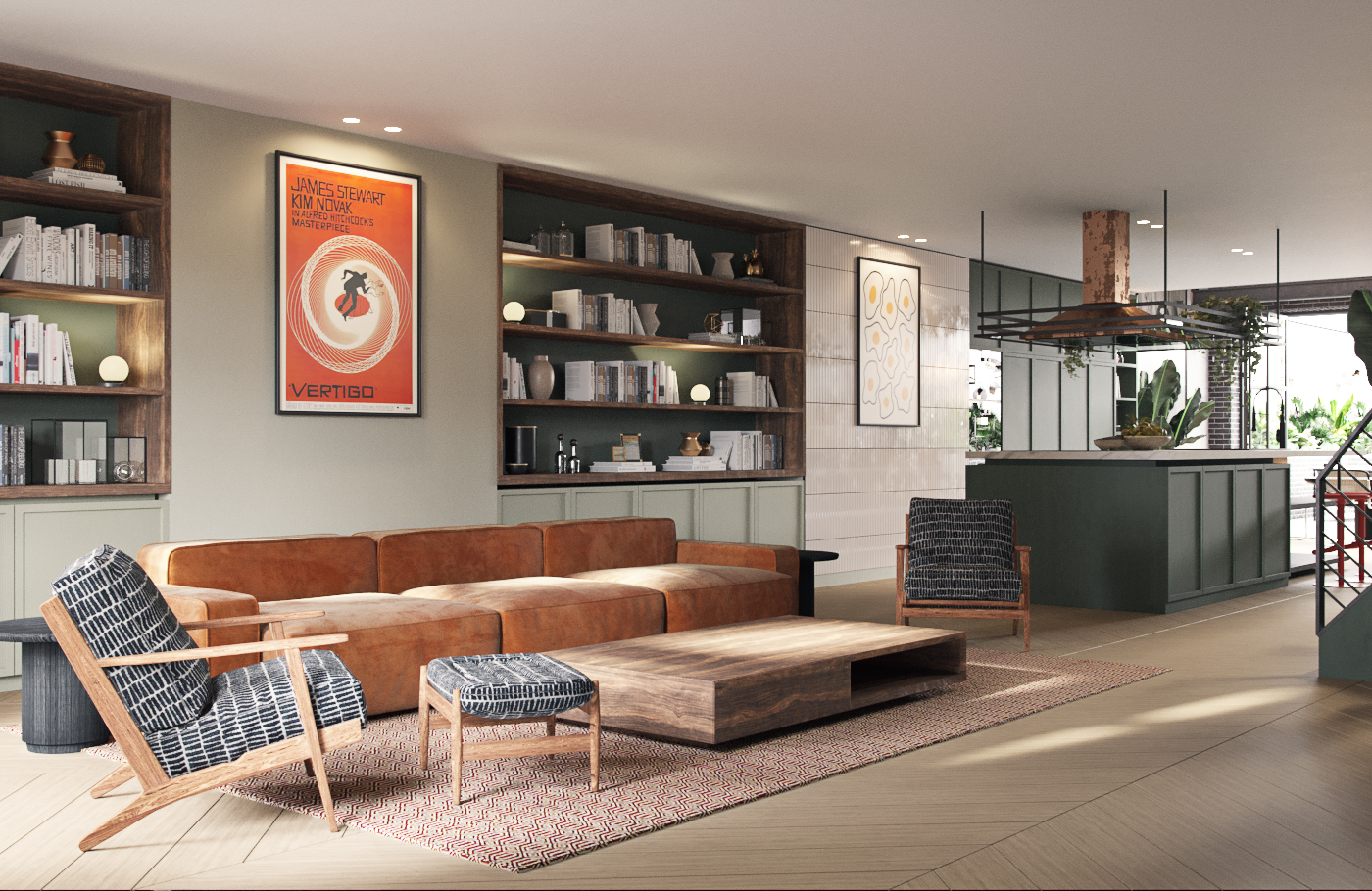 Interior designed lounge